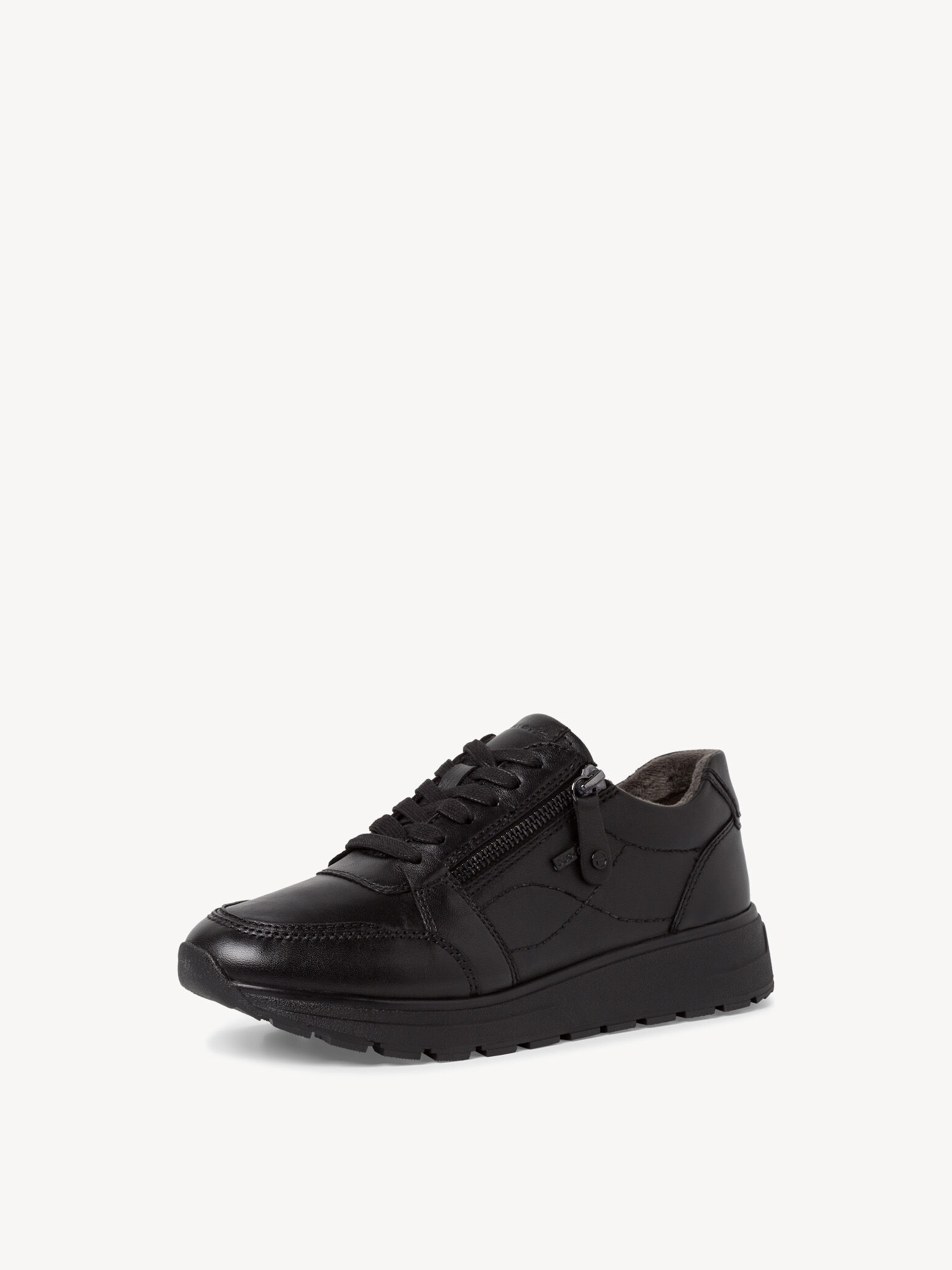 Basket en cuir - noir