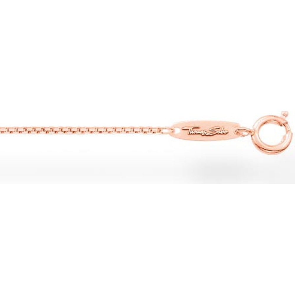 Thomas Sabo Chaînette 925 Argent or rose collier