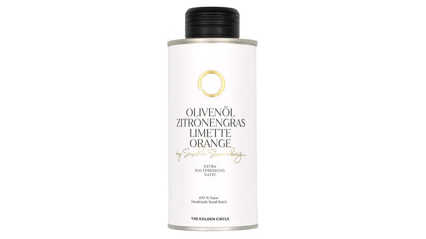 THE GOLDEN CIRCLE Olivenöl Zitronengras Limette Orange by Sascha Stemberg 250 ml