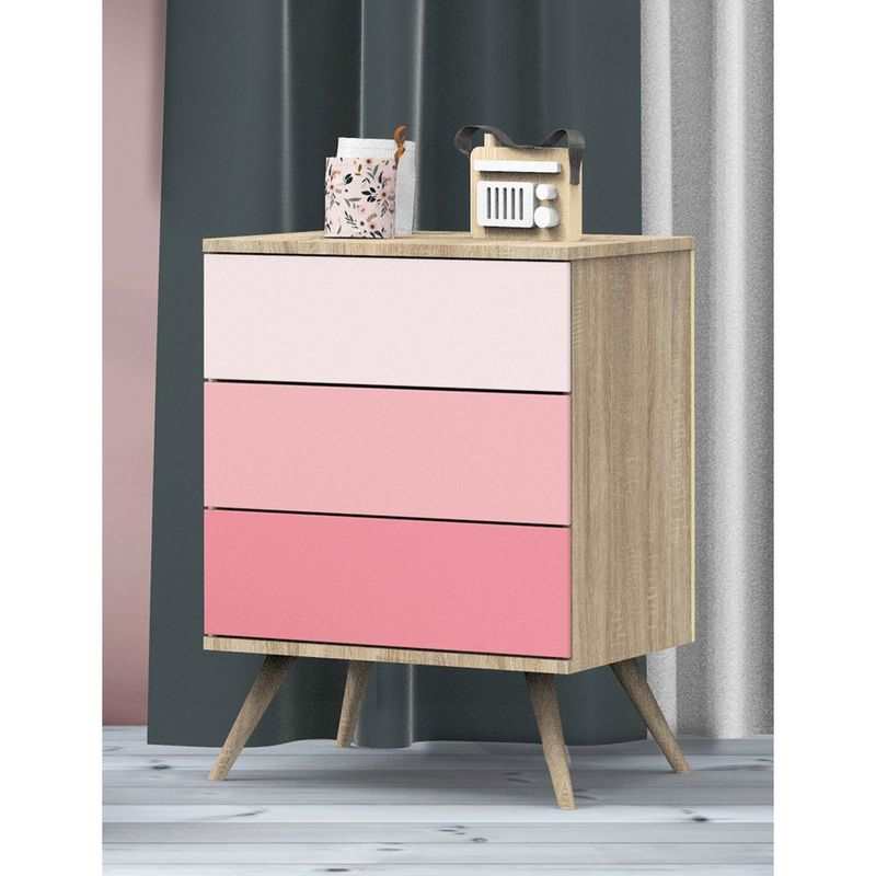 Commode 3 tiroirs Seventies