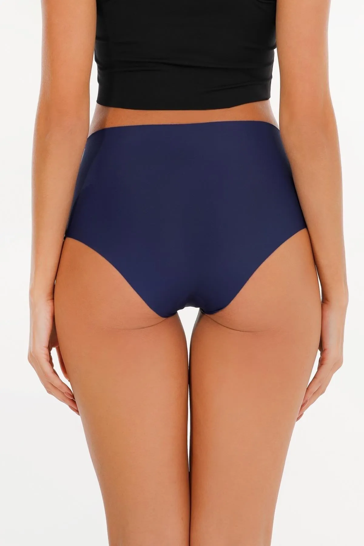 Sensu  Lasergeschnittene Höschen mit hoher Taille für Damen im 3er-Pack KTS2011