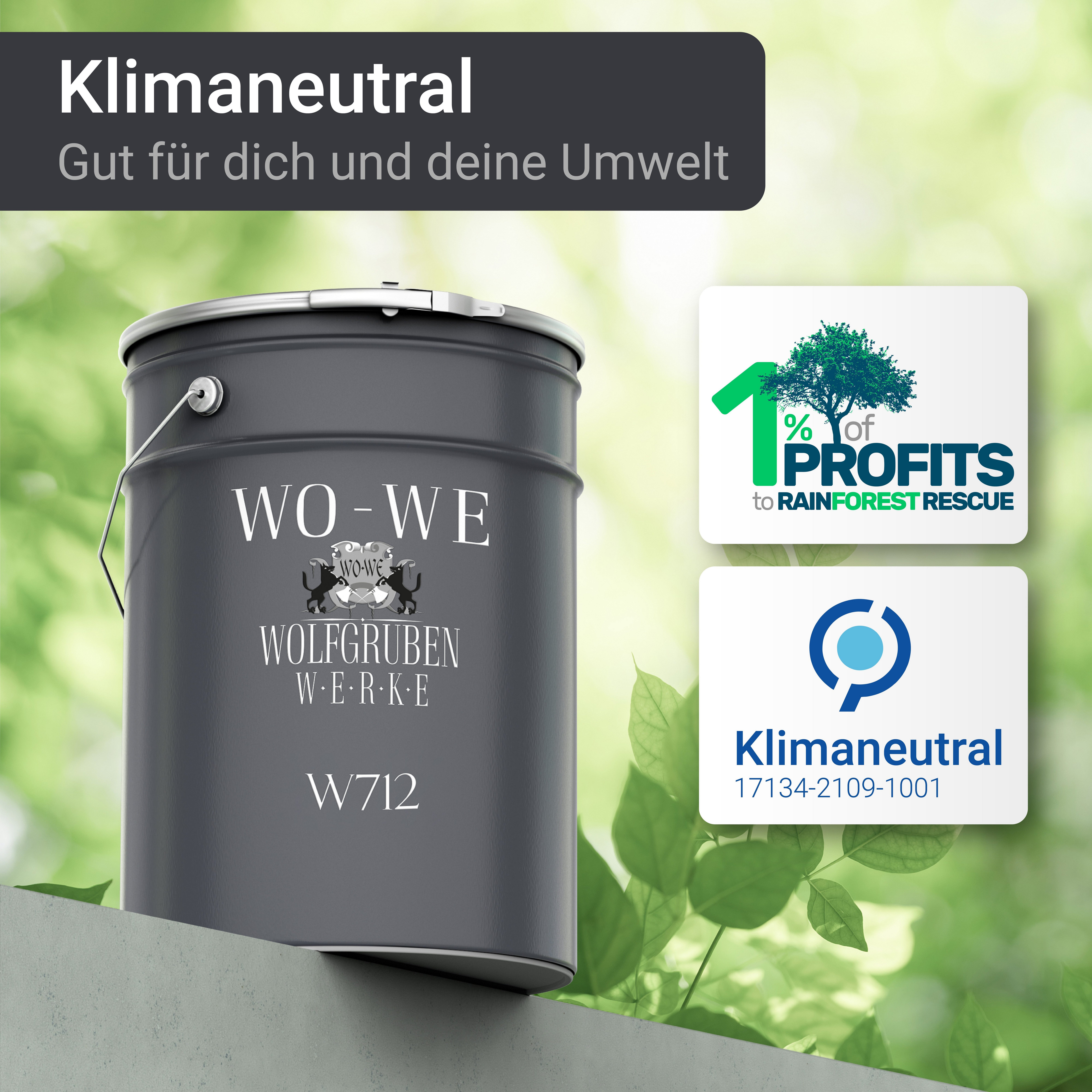 WO-WE Fliesenlack 2K Fliesenfarbe Fliesen Lack Bodenfliesen W712, 2,5-20Kg, MATT, Epoxidharz