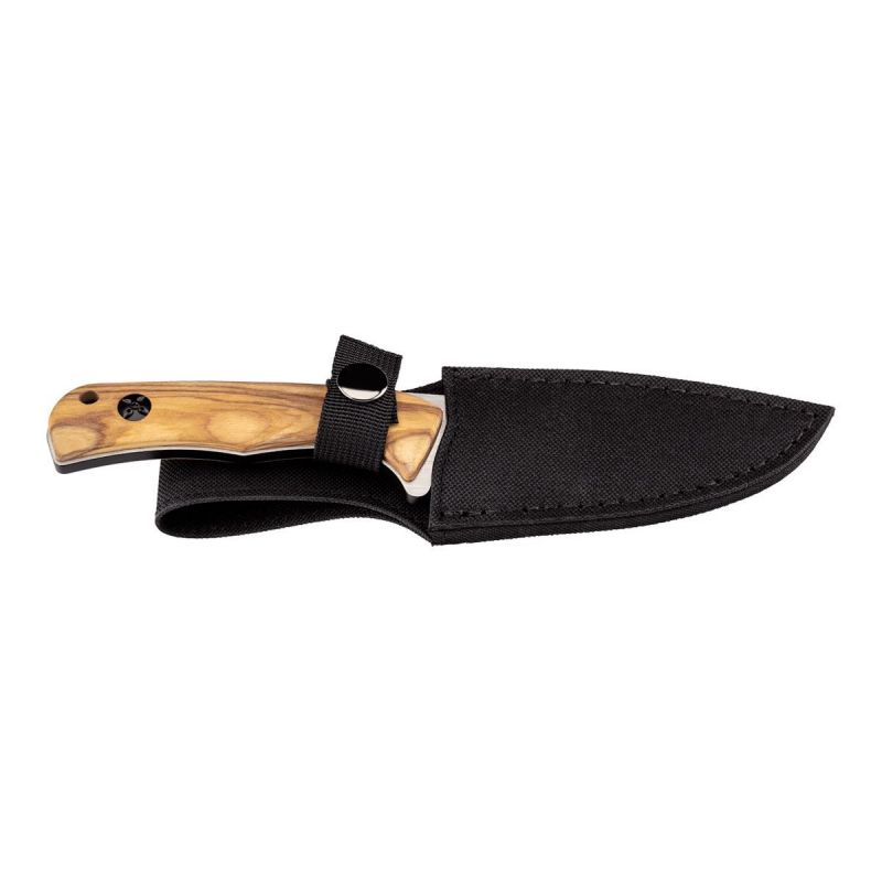 Herbertz Fixed Blade Zebrawood 55011