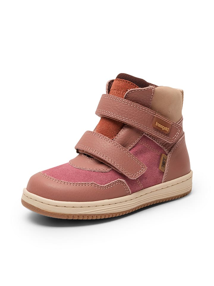 bisgaard Leder-Boots in Pink günstig kaufen