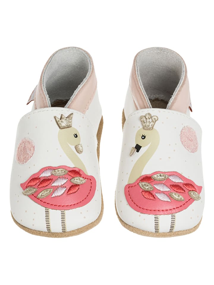 Lait et Miel Leder-Krabbelschuhe 