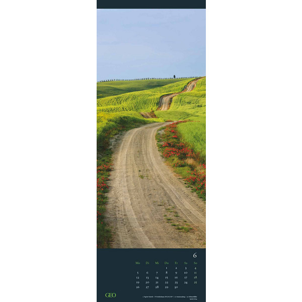 GEO WEGE 2024 - WAND-KALENDER - REISE-KALENDER - Kalender