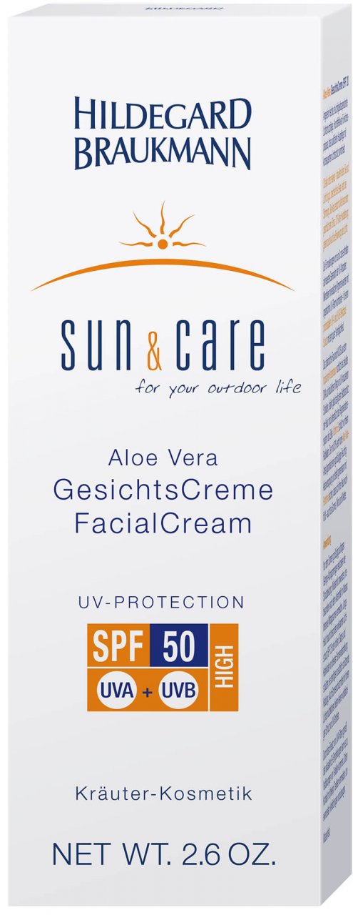 Hildegard Braukmann Sun & Care Aloe Vera Pflege Creme SPF 50