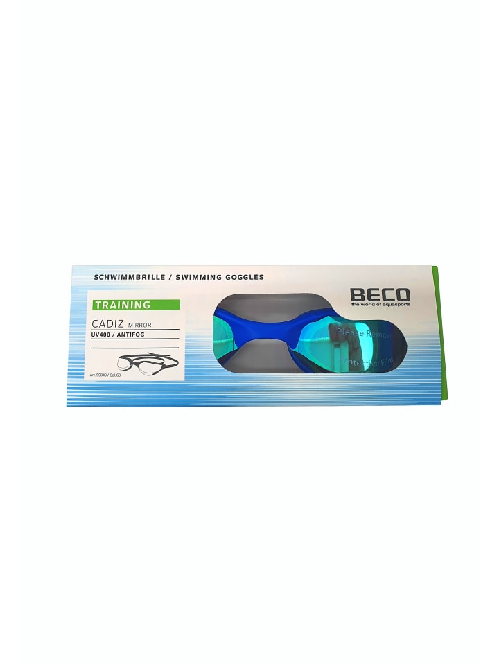 BECO the world of aquasports Schwimmbrille CADIZ MIRROR in blau günstig kaufen onesize