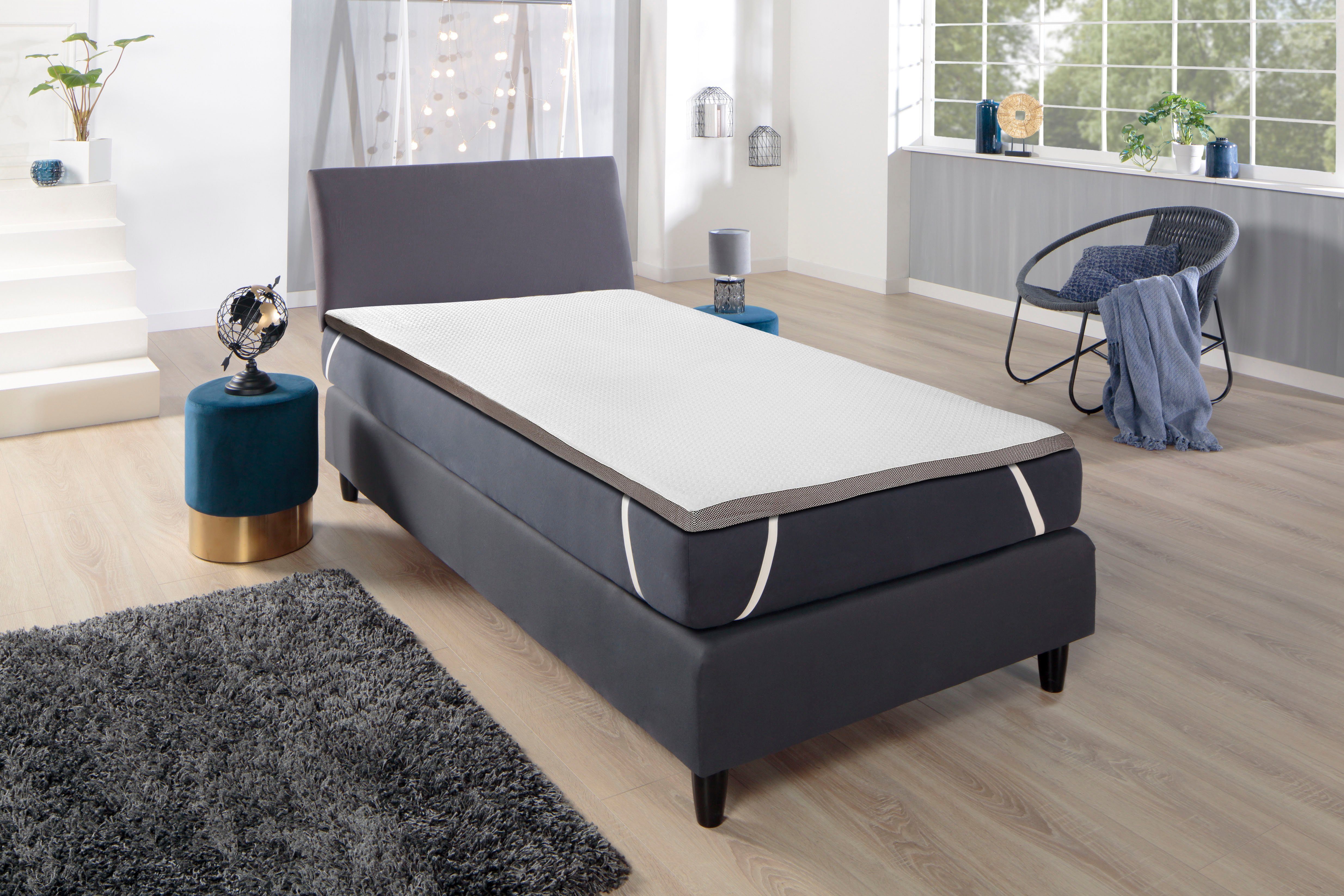 Topper DUO, Conni Oberkircher´s, 6 cm hoch, Viscoschaum, Wendetopper für den optimalen Schlaf!