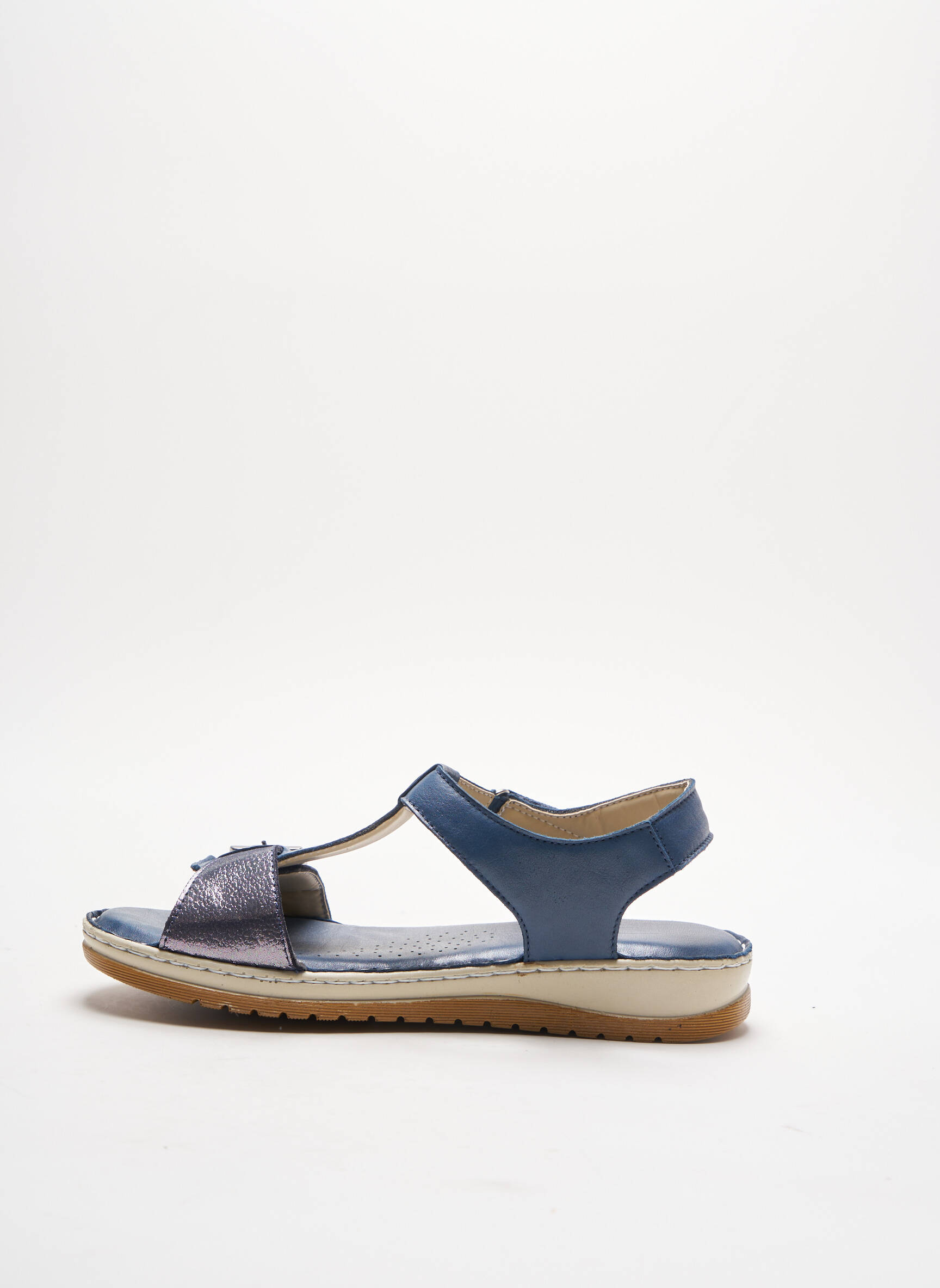 Elue Par Nous Sandales Nu Pieds Femme couleur bleu