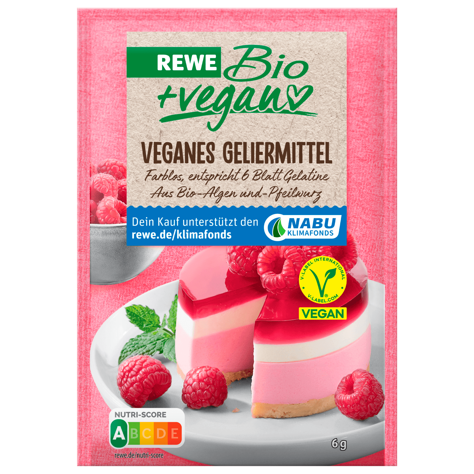 REWE Bio + vegan Geliermittel 3x6g
