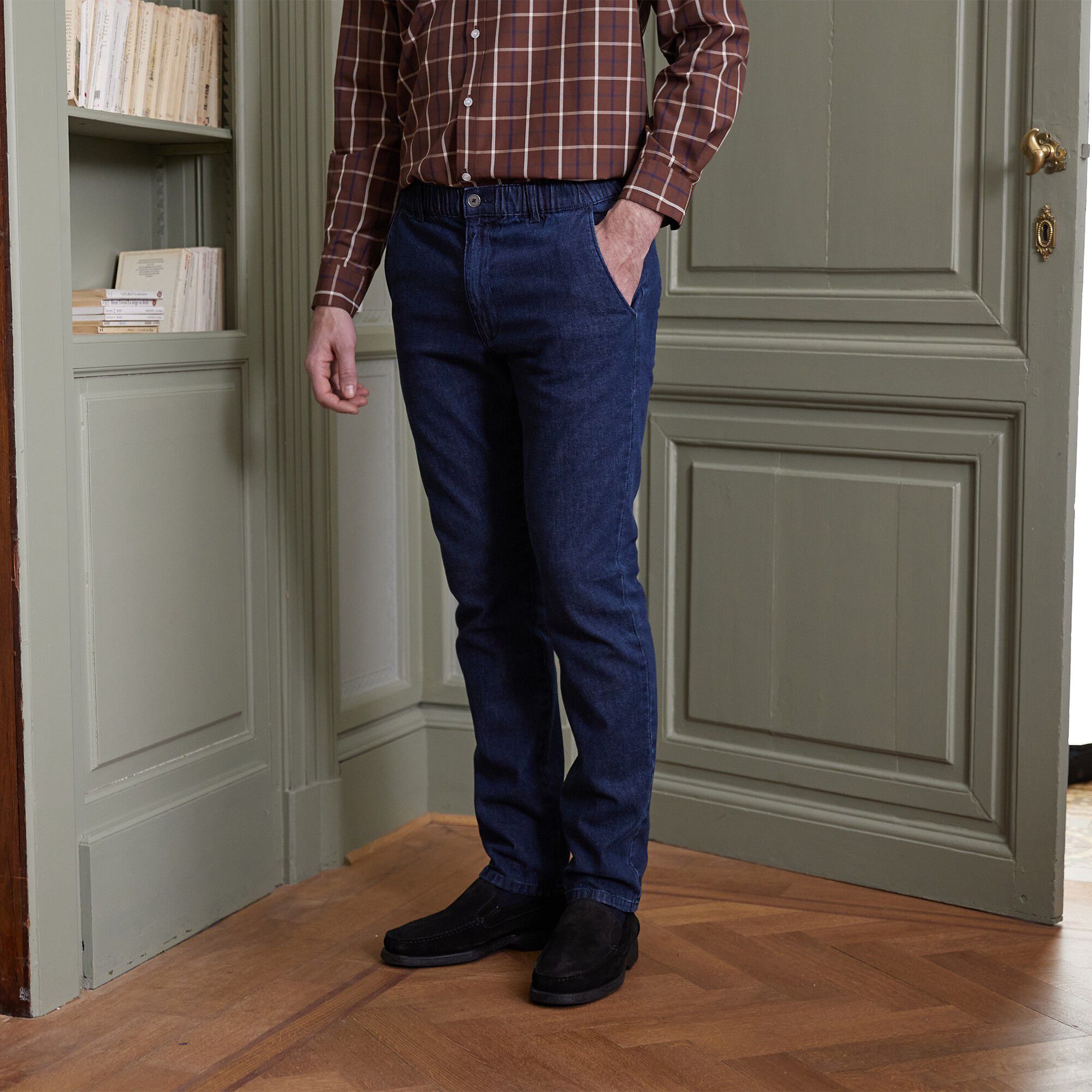 Jean coupe ville grand confort ceinture élastiquée