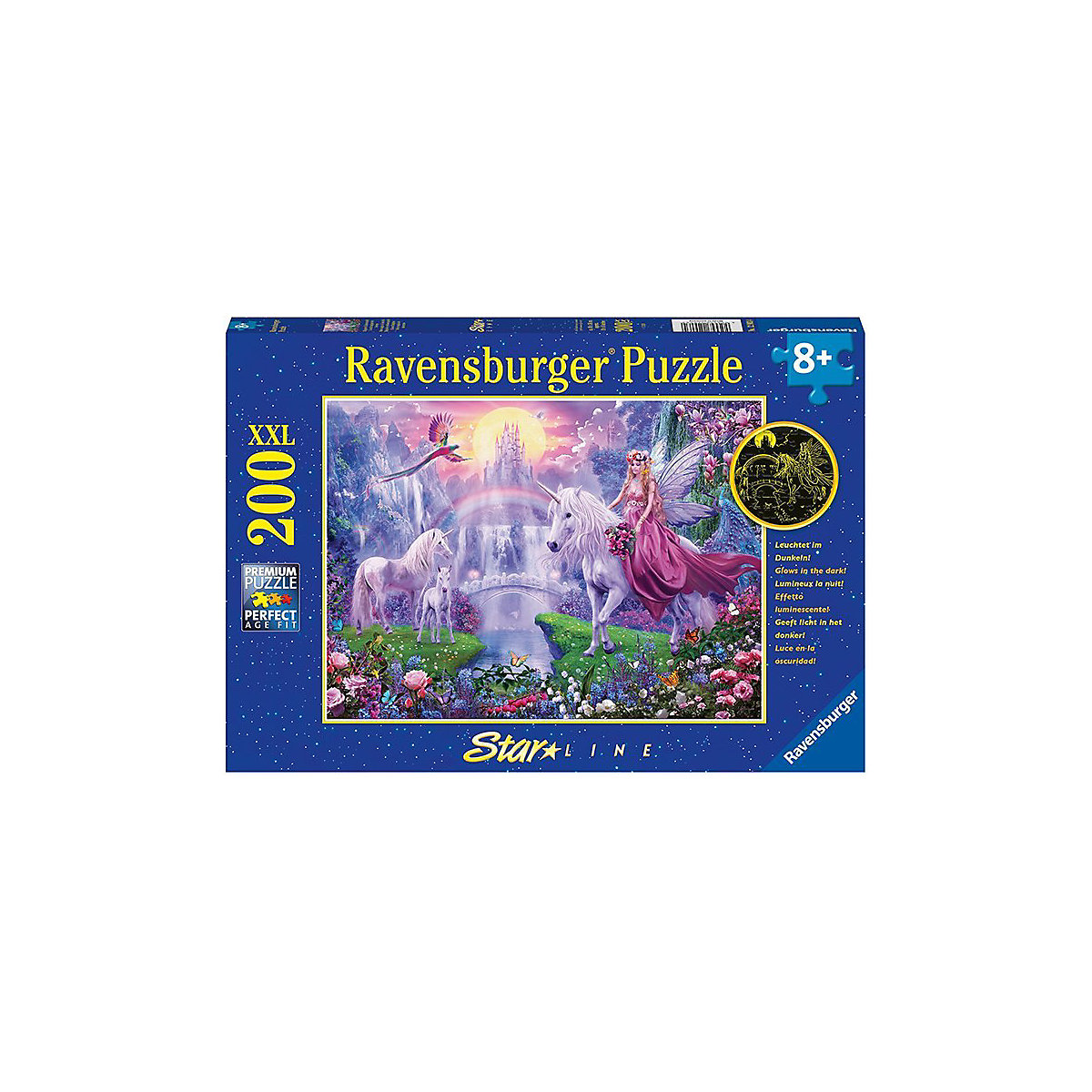 Puzzle Magische Einhornnacht, 200 Teile