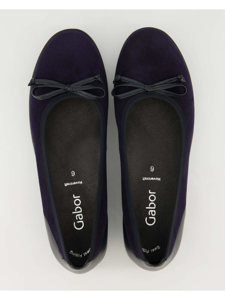Gabor Ballerinas in Blau günstig kaufen