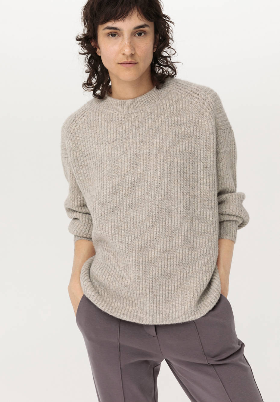 Pullover aus reinem Baby-Alpaka