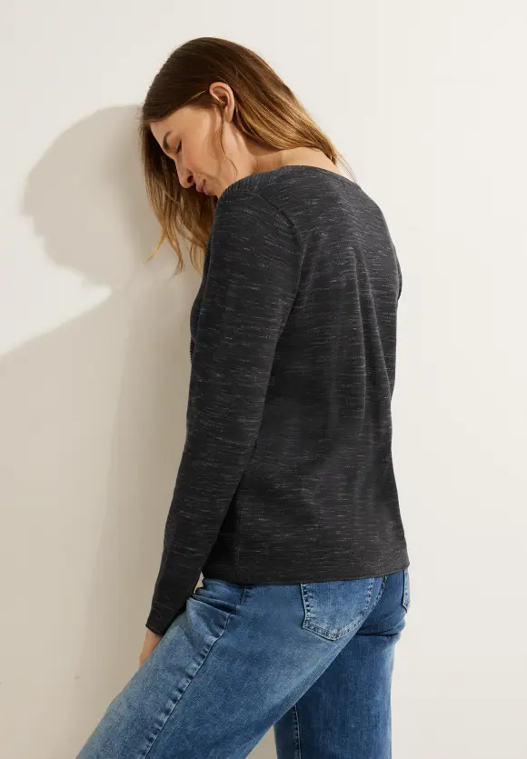 CECIL Struktur Streifen Pullover