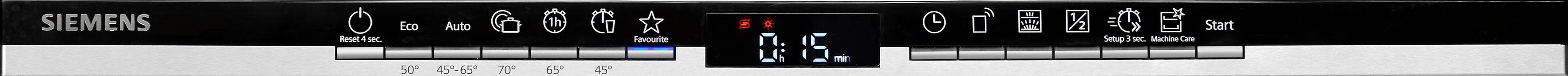 SIEMENS vollintegrierbarer Geschirrspüler iQ300, SN63HX11TE, 13 Maßgedecke