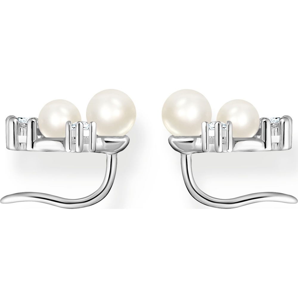Thomas Sabo Boucles d'oreilles à fermoir à poussette 925 Argent Boucles d'oreilles