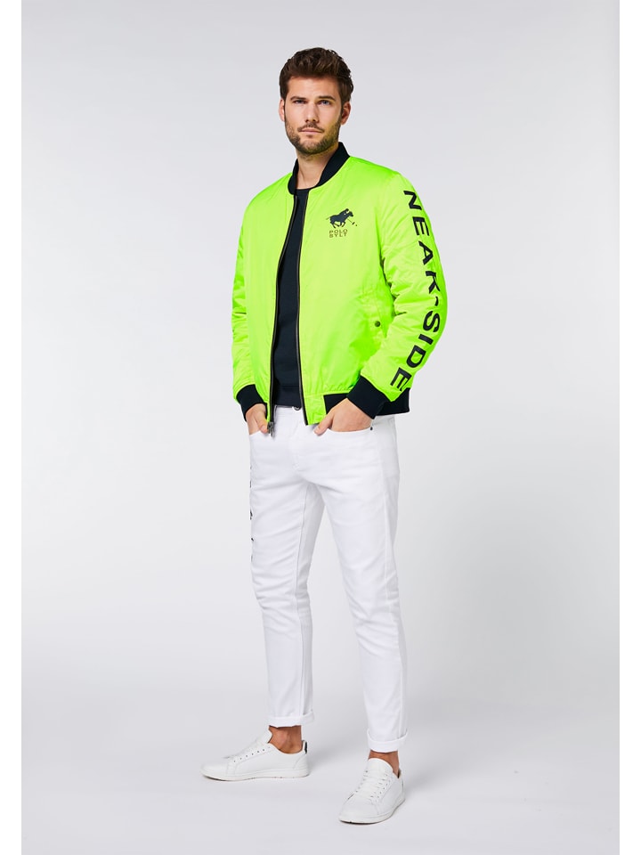 Polo Sylt Wende-Blouson in Dunkelblau/ Grün günstig kaufen