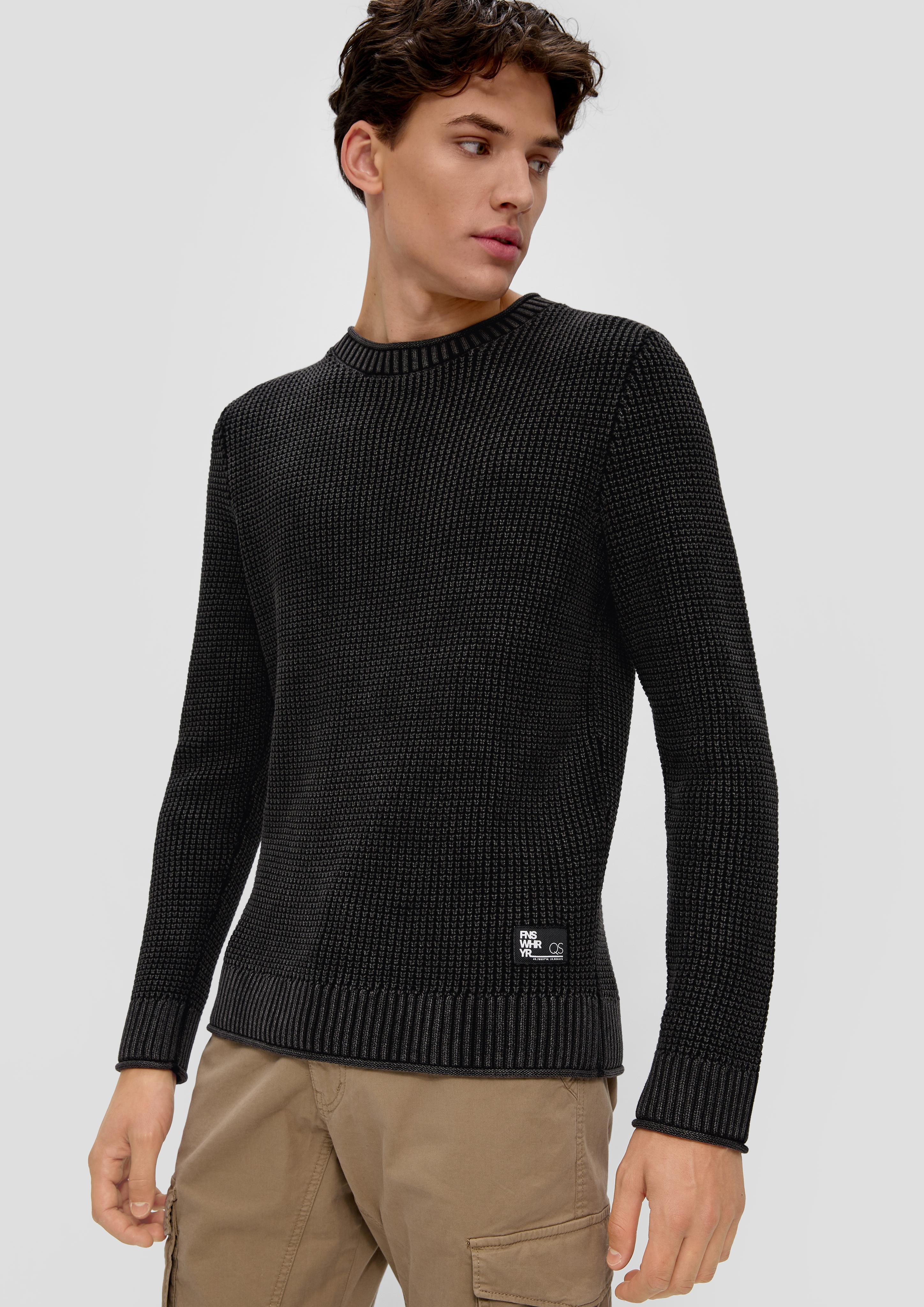 Strickpullover mit Strukturmuster  2140426-9999
