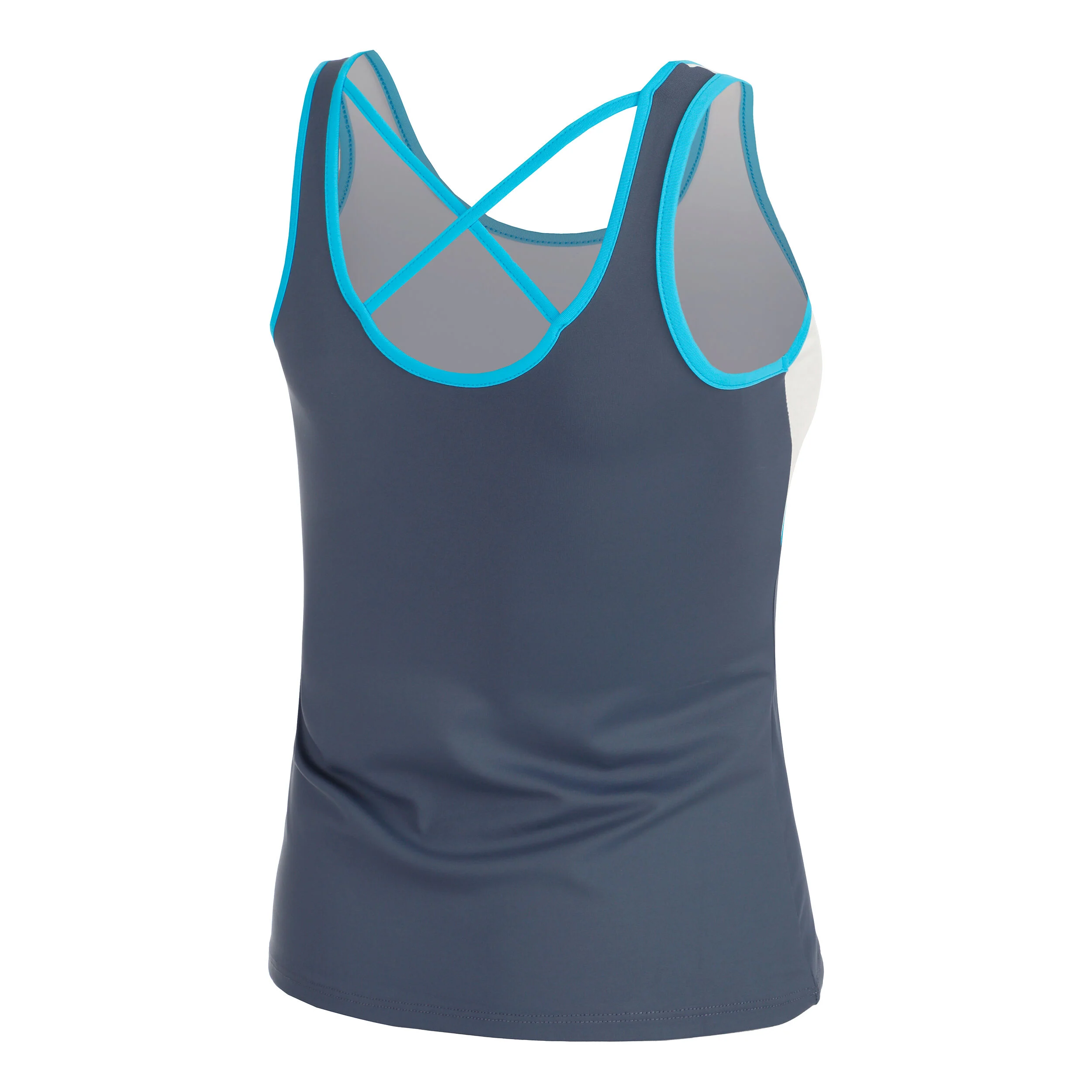 Net Tank-Top Damen - Grau, Weiß