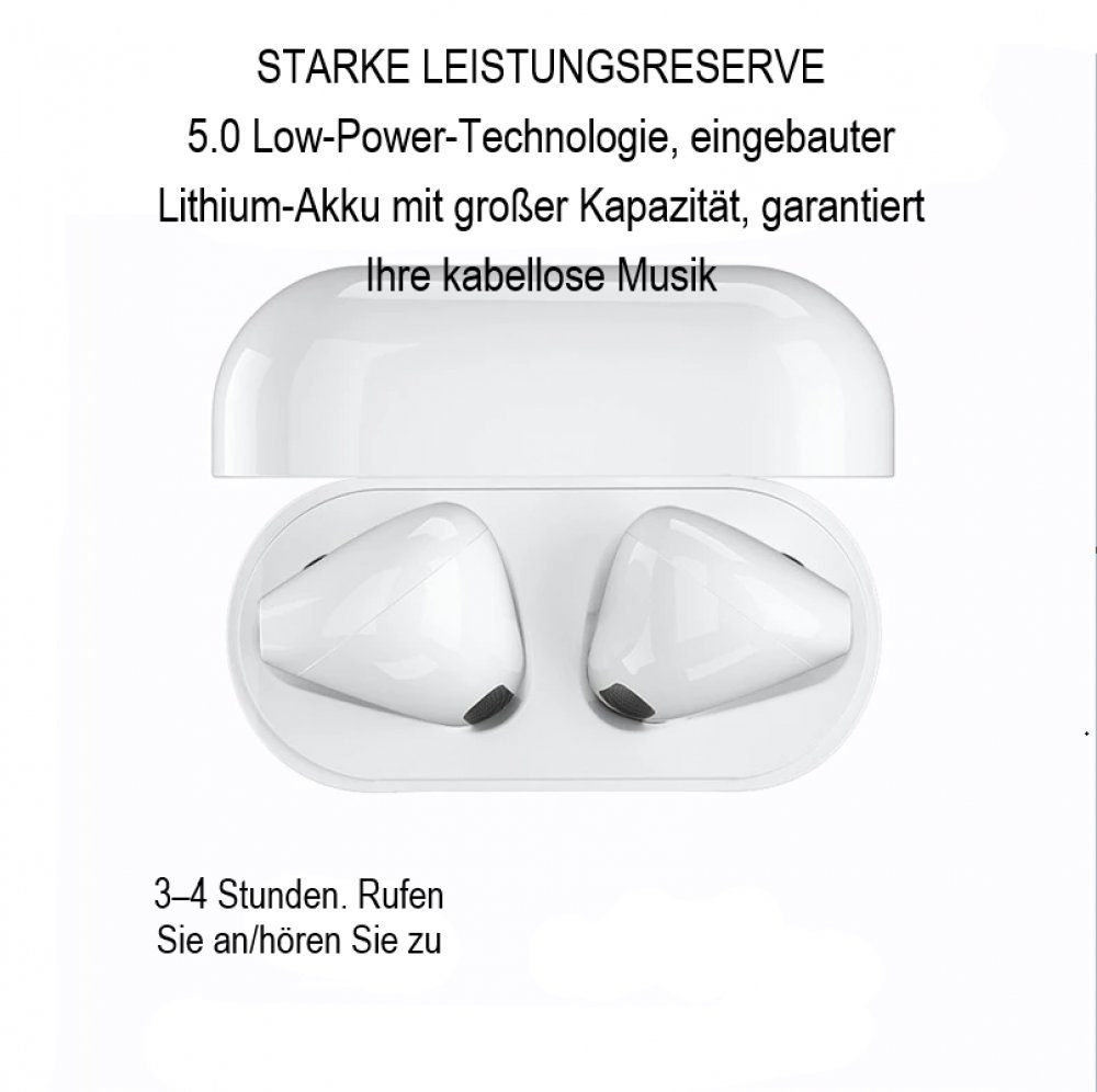 MOUTEN Pro 4 TWS Kabelloses Kopfhörer-Headset Bluetooth mit Mikrofon Wireless-Headset