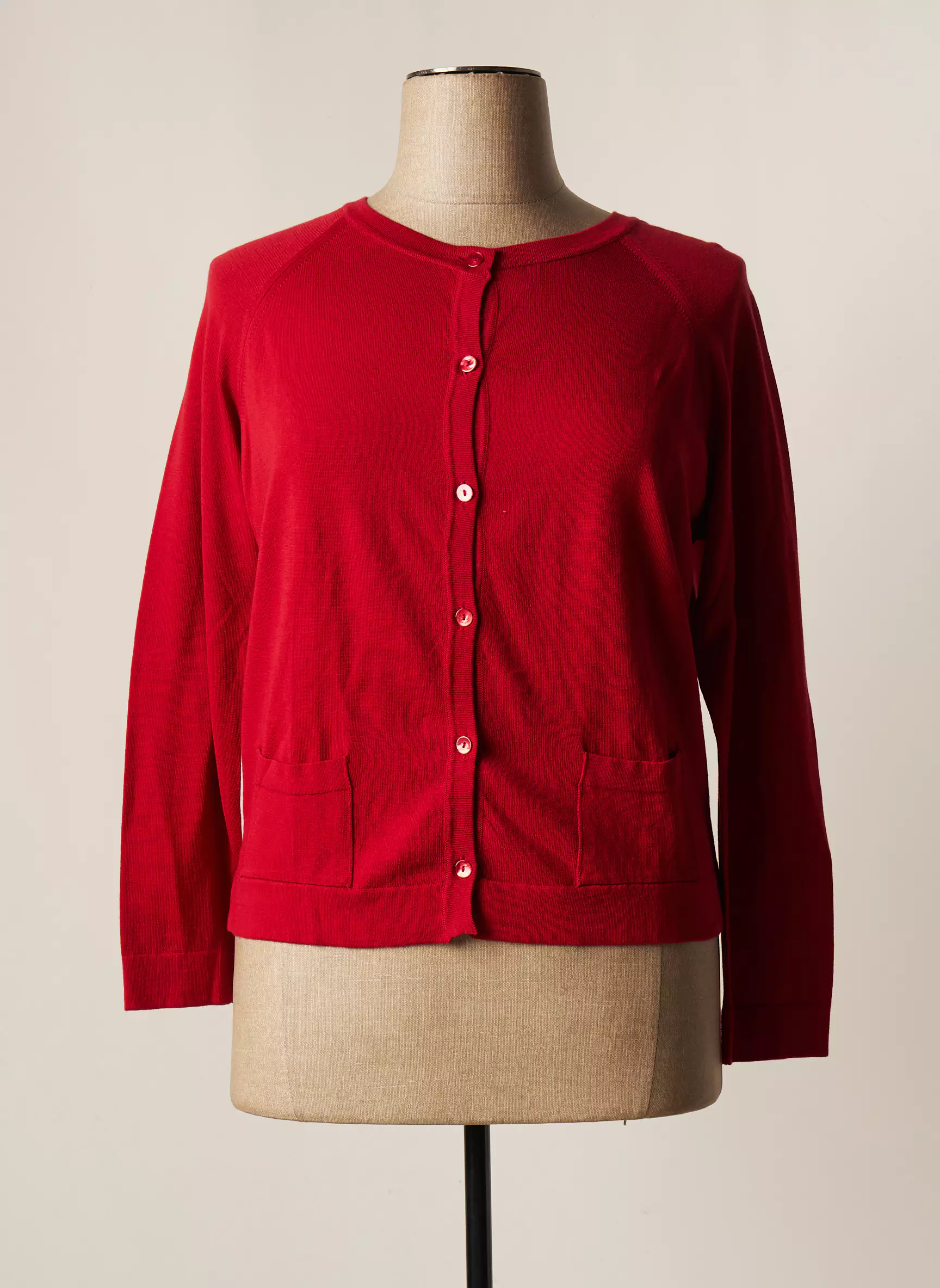 Mia Rubini Cardigans Femme couleur rouge