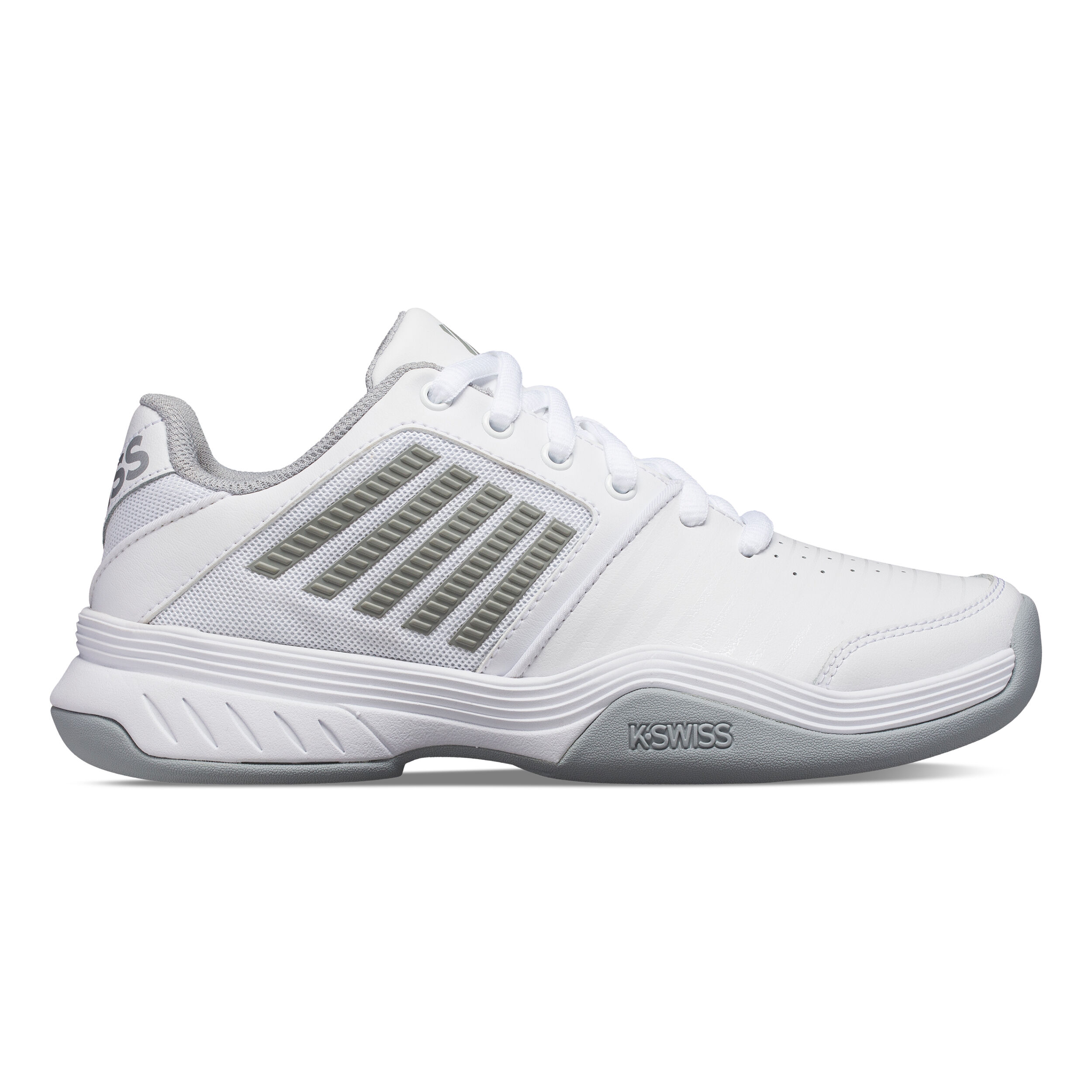 Express Court Carpet Teppichschuh Damen - Weiß, Silber