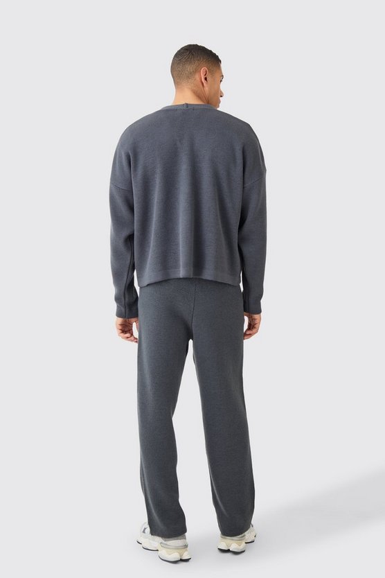 Kastiger Strick-Cardigan