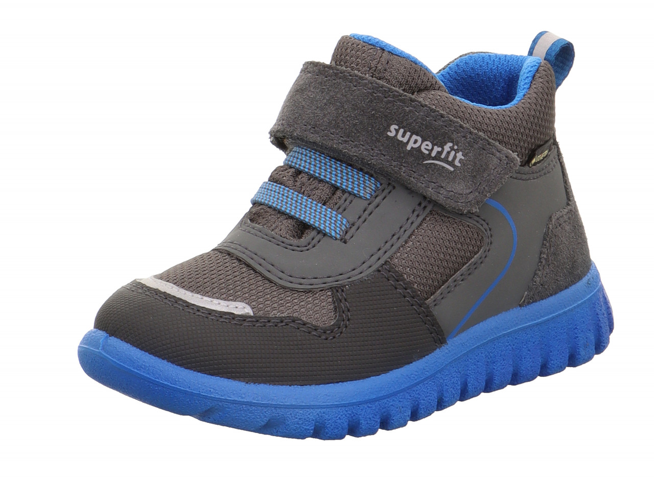 SPORT7 MINI - Grau/BlauSneaker high mit Klettverschluss