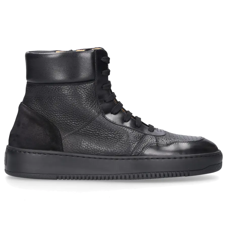 Truman's - Sneaker high 9435 Kalbsleder - schwarz