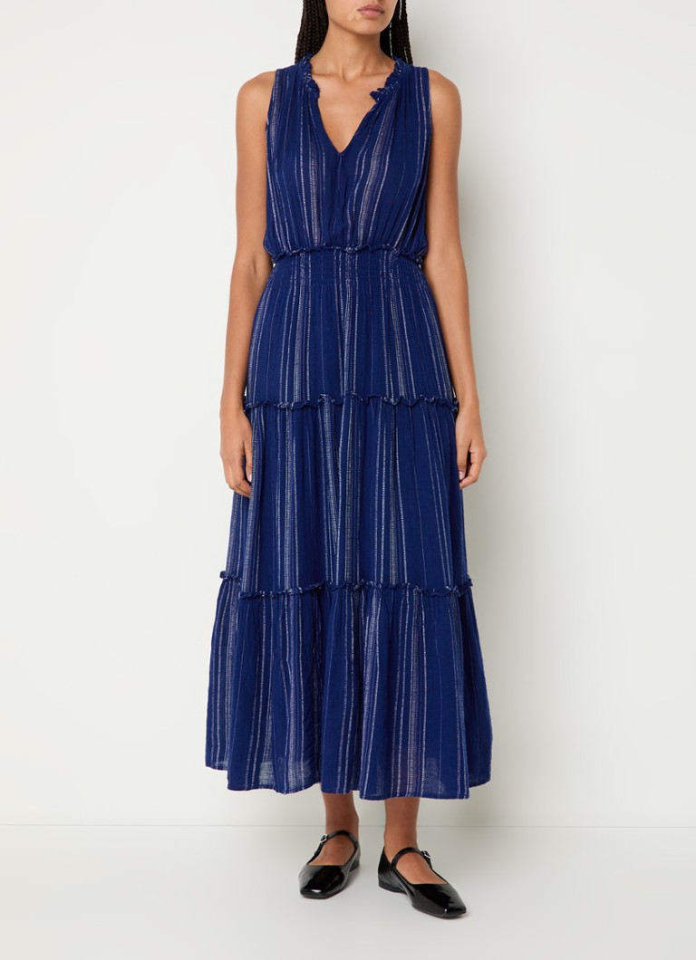 Rails Loulou Maxikleid aus Leinenmischung mit Streifenmuster
