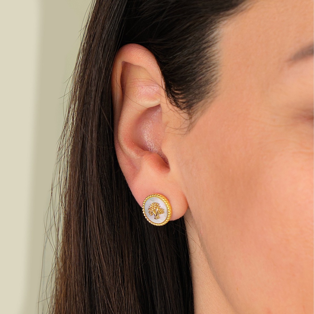Engelsrufer Boucles d'oreilles à fermoir à poussette 925 Argent Boucles d'oreilles