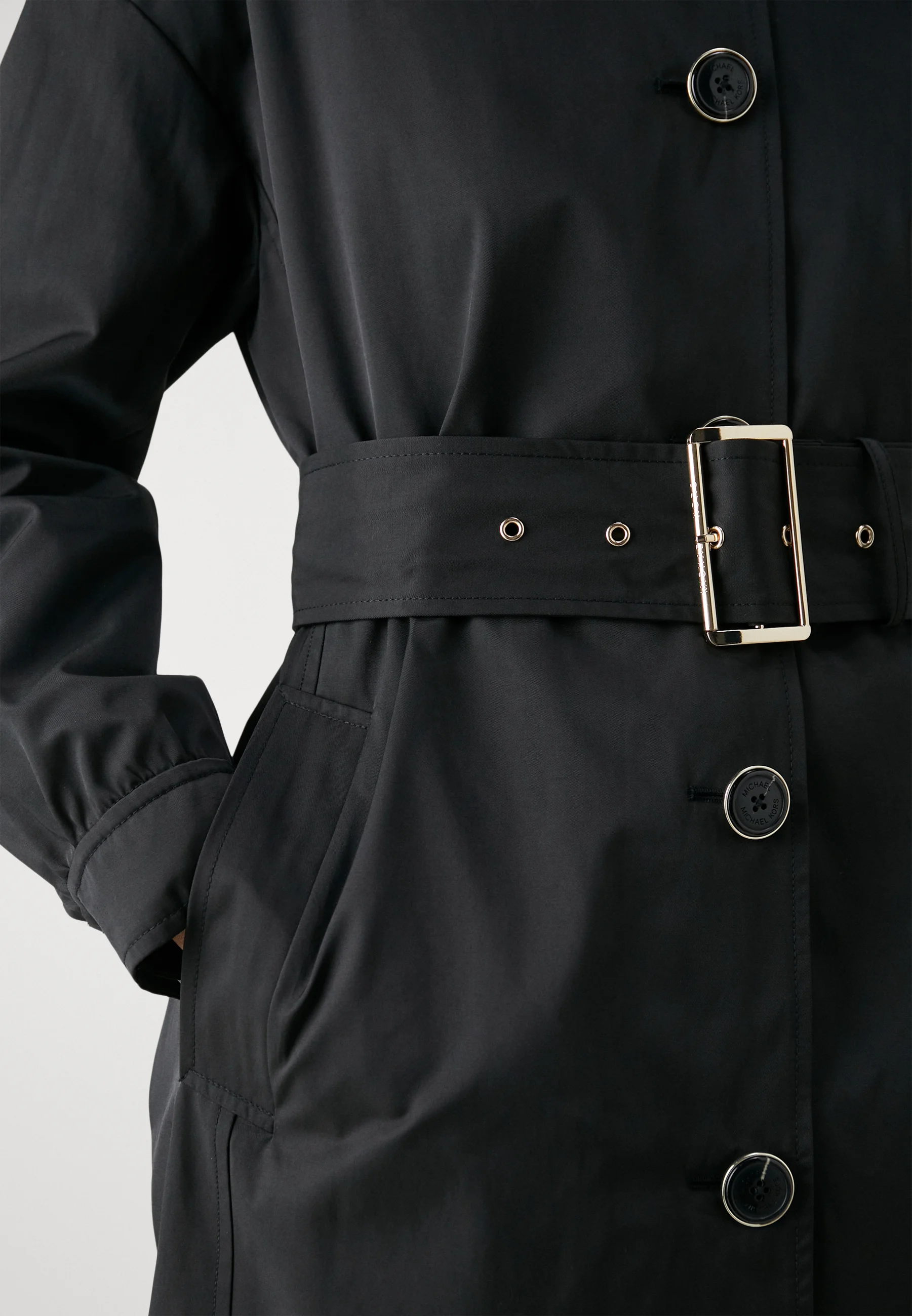 MICHAEL Michael Kors SINGLE BREASTED LOGO - Gabardina