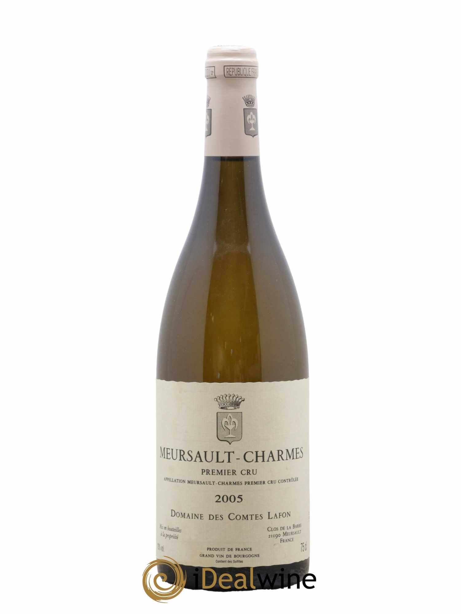 Meursault 1er Cru Charmes Comtes Lafon (Domaine des)  2005 - Lot de 1 Bouteille
