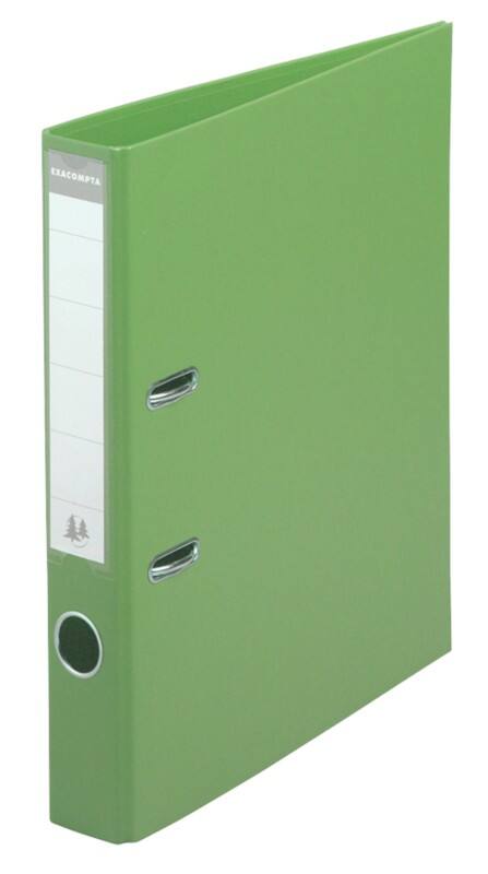 Exacompta PremTouch Ordner DIN A4 50 mm Anisgrün 2 Ringe 53556E Pappkarton, PP (Polypropylen) Hochformat 10 Stück