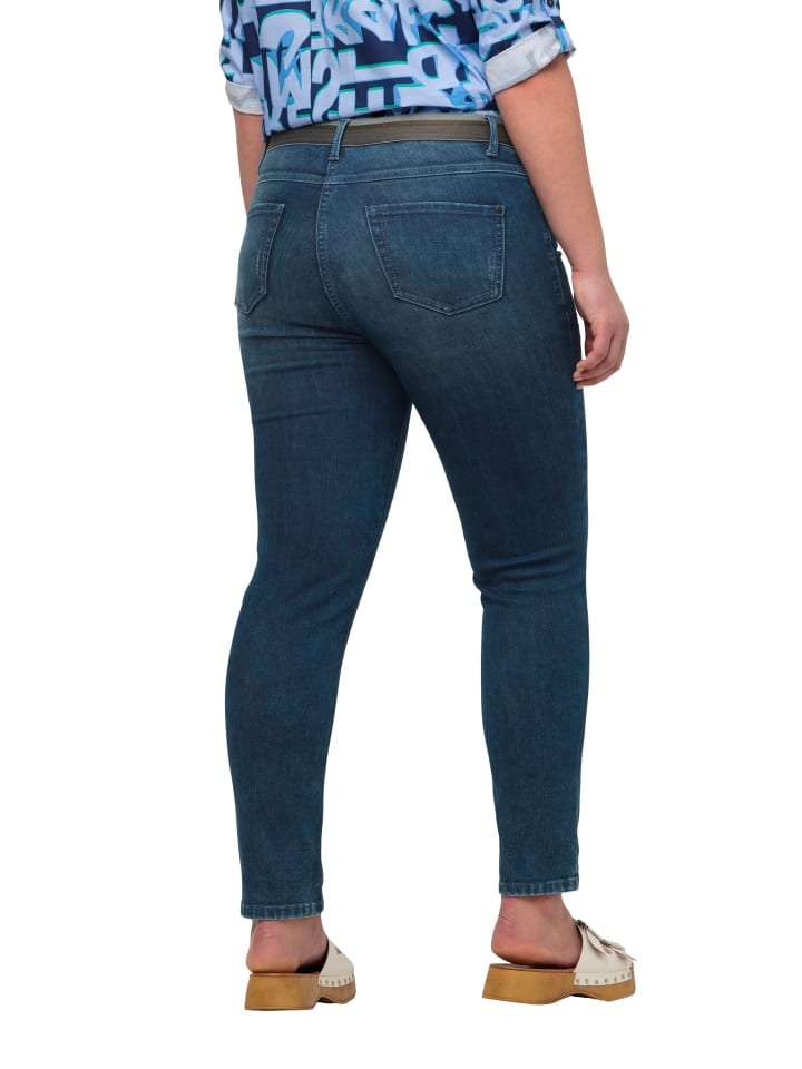 Ulla Popken Jeans in blue denim günstig kaufen