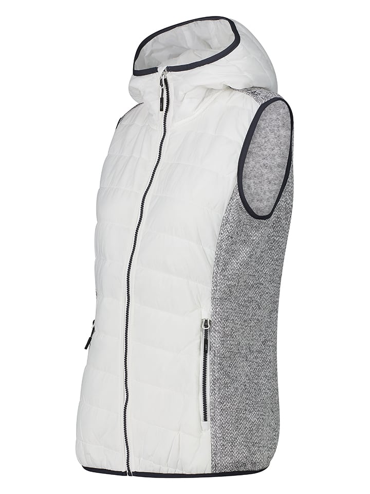CMP Hybridweste in Weiß/ Grau günstig kaufen