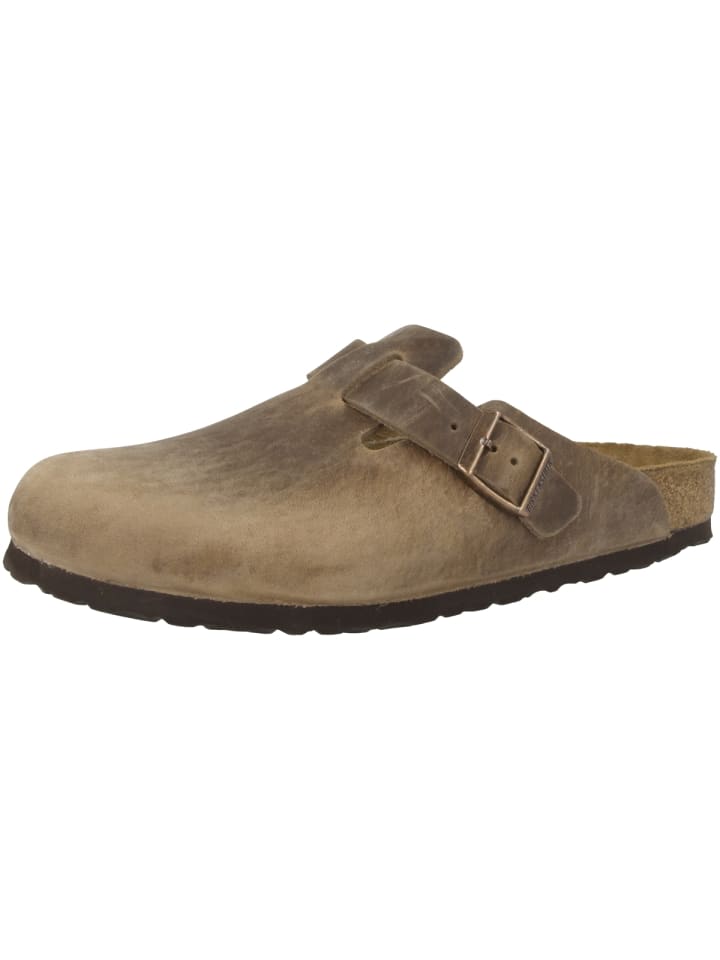 Birkenstock Clogs Boston Geöltes Nubukleder normal in braun günstig kaufen 45