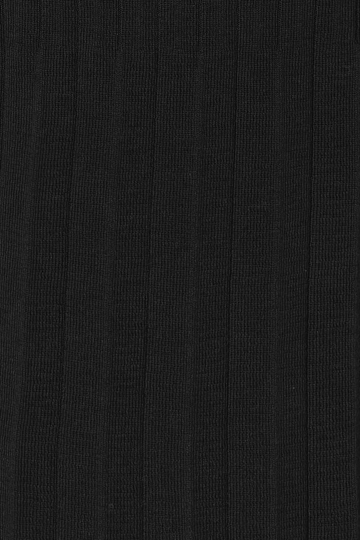Plissiertes Strickkleid, Bio-Baumwolle