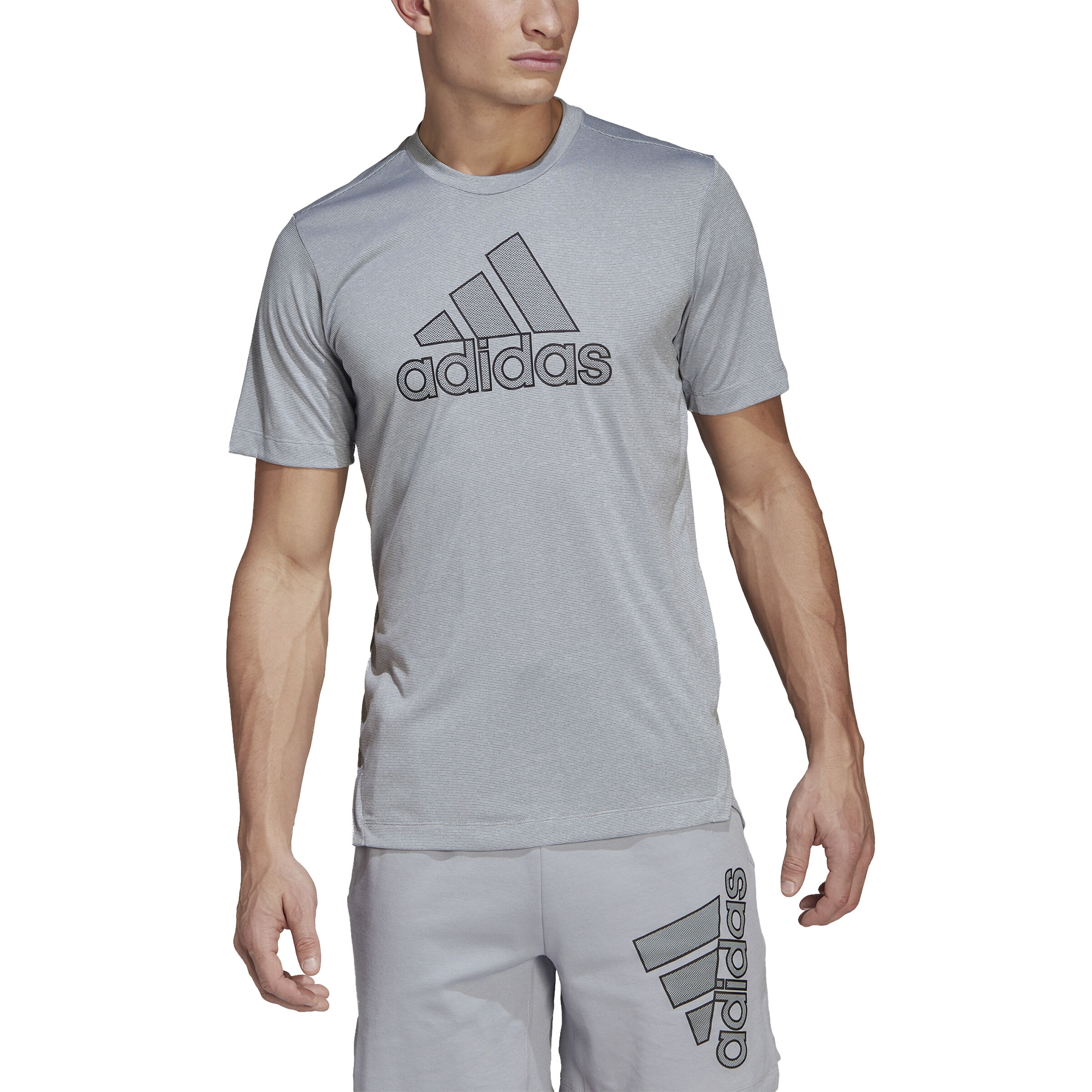 BOS Primeblue T-Shirt Herren - Silber