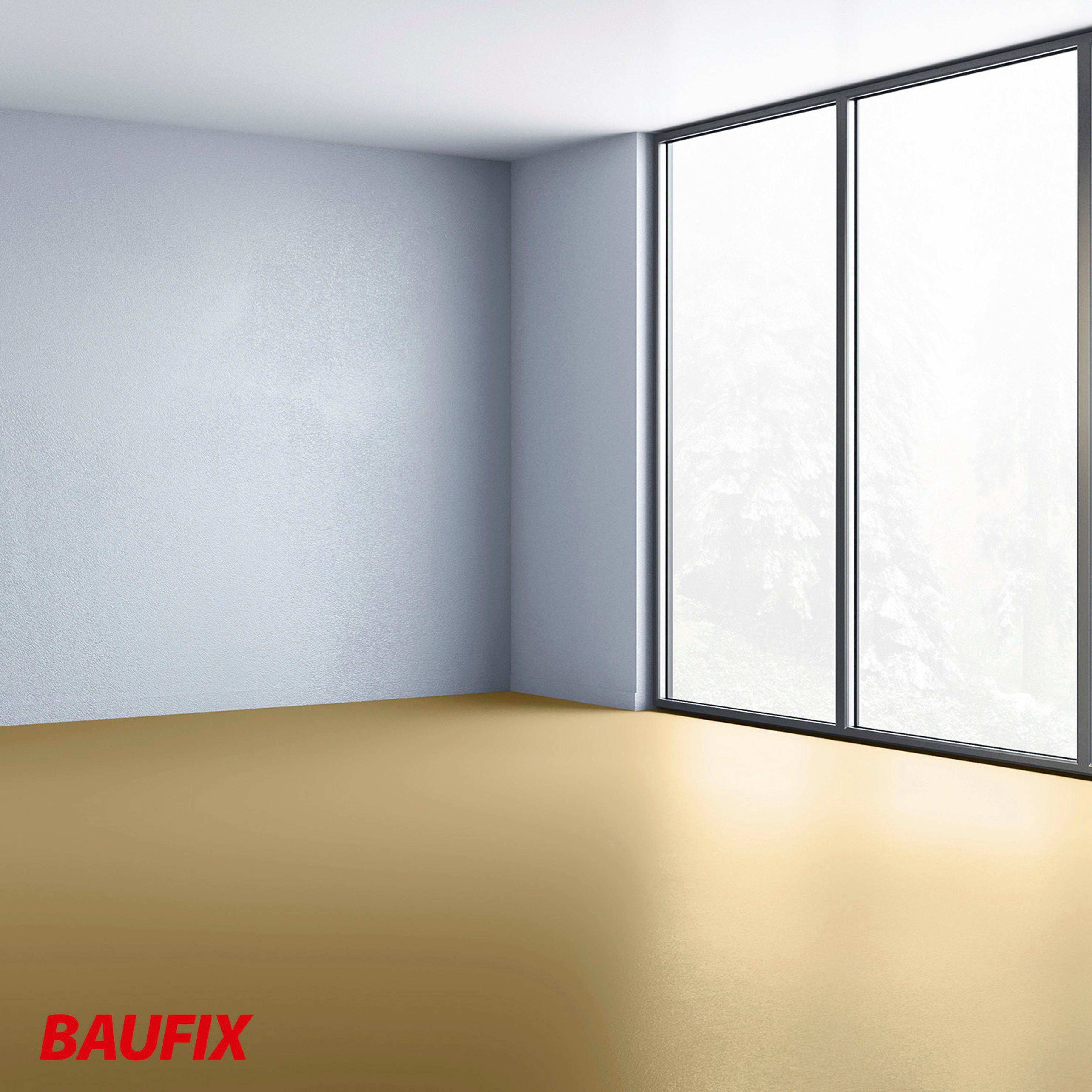 Baufix Bodenversiegelung Boden-Flüssigkunststoff, Beton-und Bodenfarbe, 5L, matt