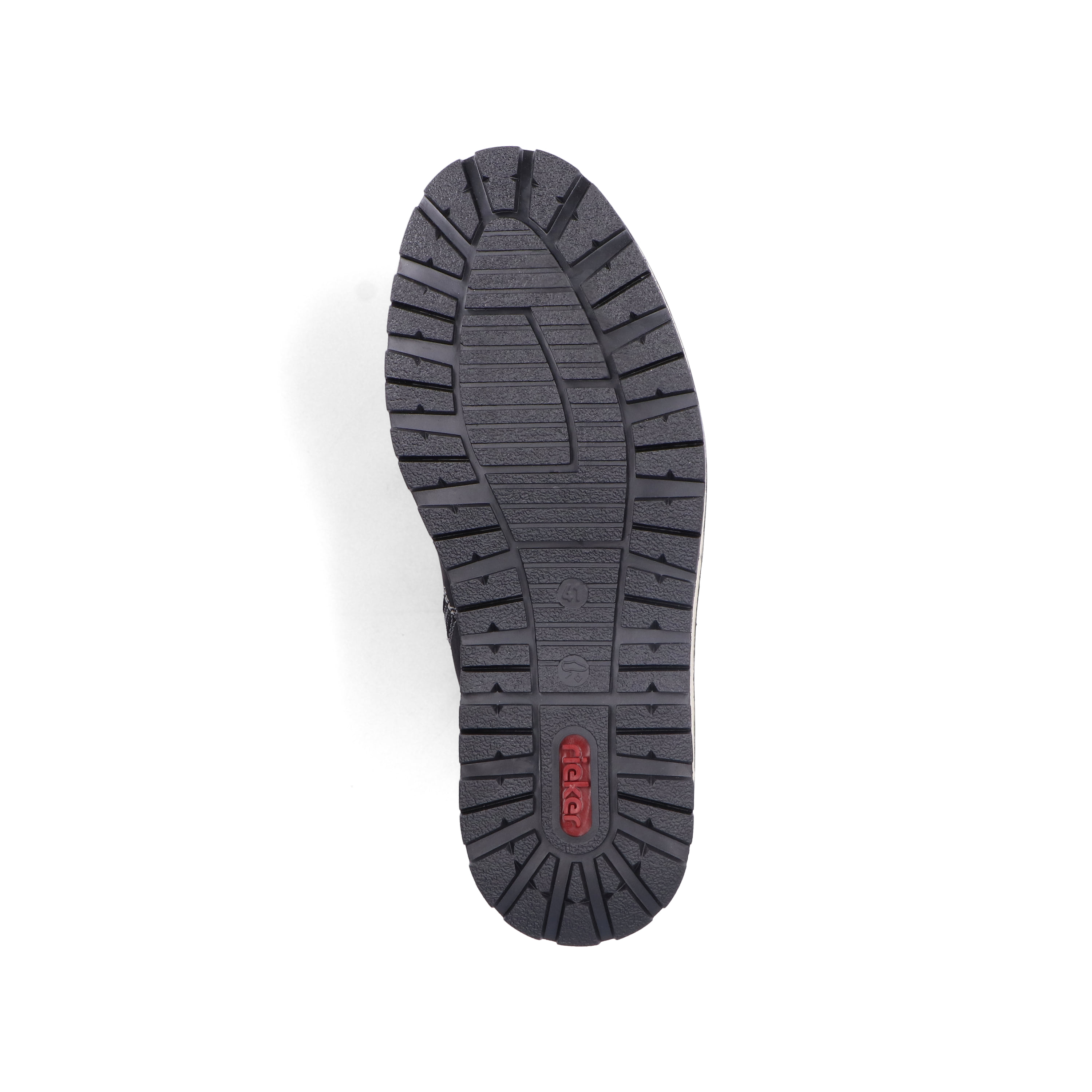 Rieker Herren Schnürstiefel tiefschwarz