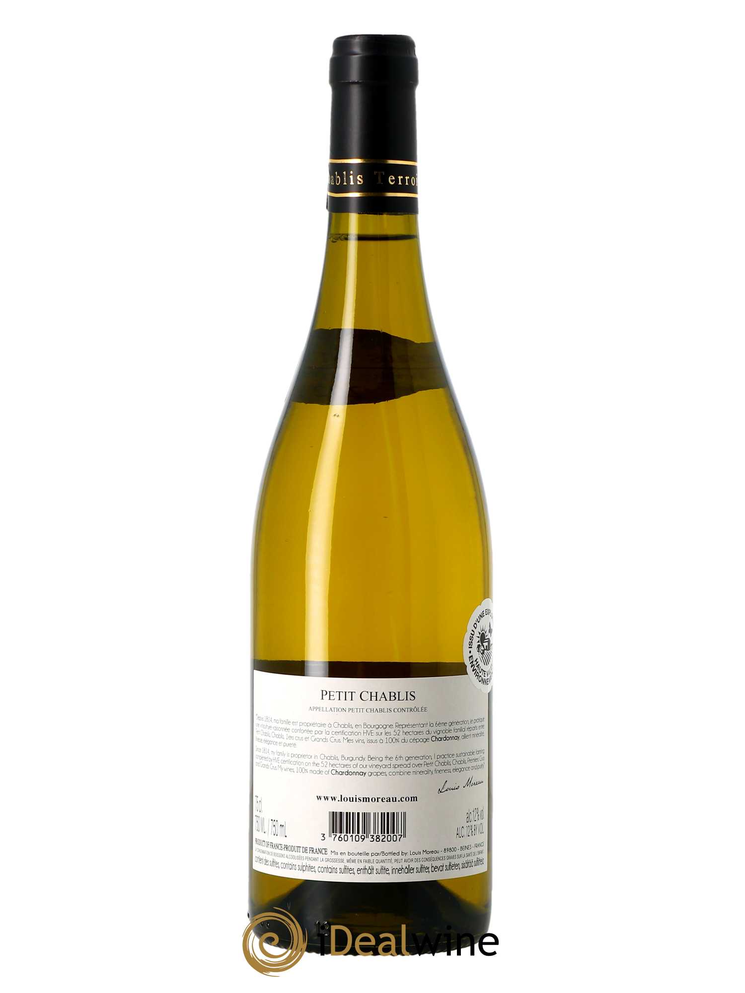 Petit Chablis Louis Moreau  2021 - Lot de 1 Bouteille