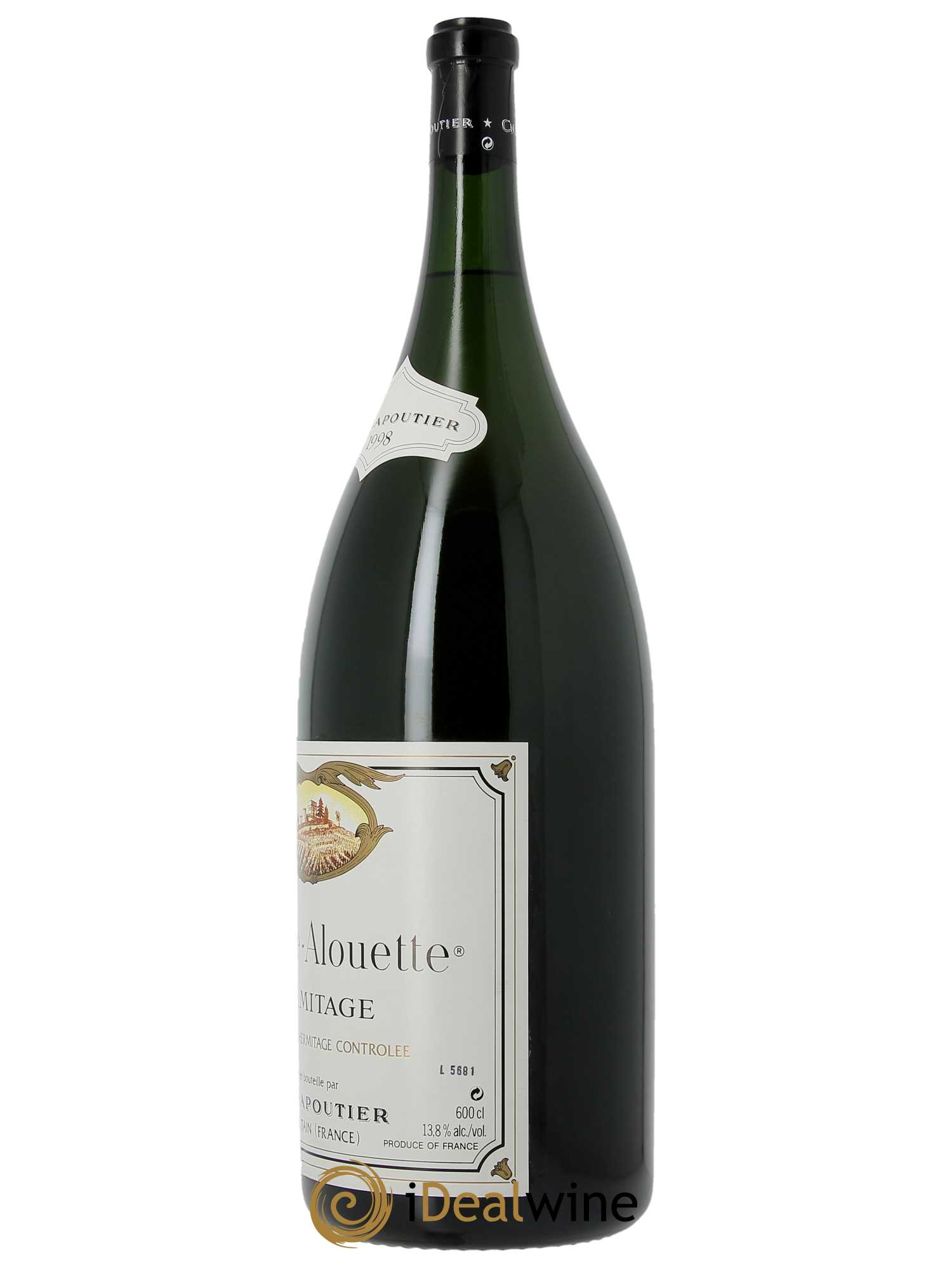 Hermitage Chante Alouette Chapoutier  1998 - Lot de 1 Mathusalem