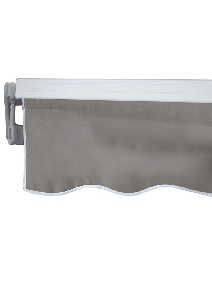 MCW Gelenkarmmarkise H790, Polyester, grau-braun günstig kaufen onesize
