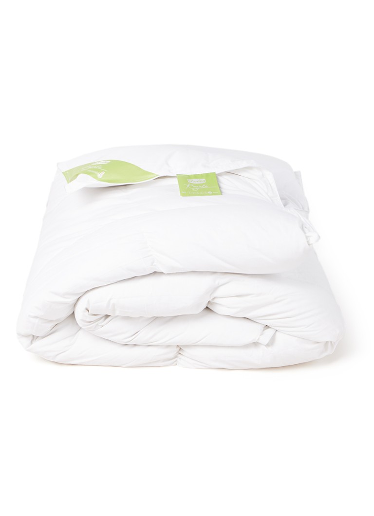 Silvana Royale Green 6 Extra Warm solo duvet in cotton satin with down filling