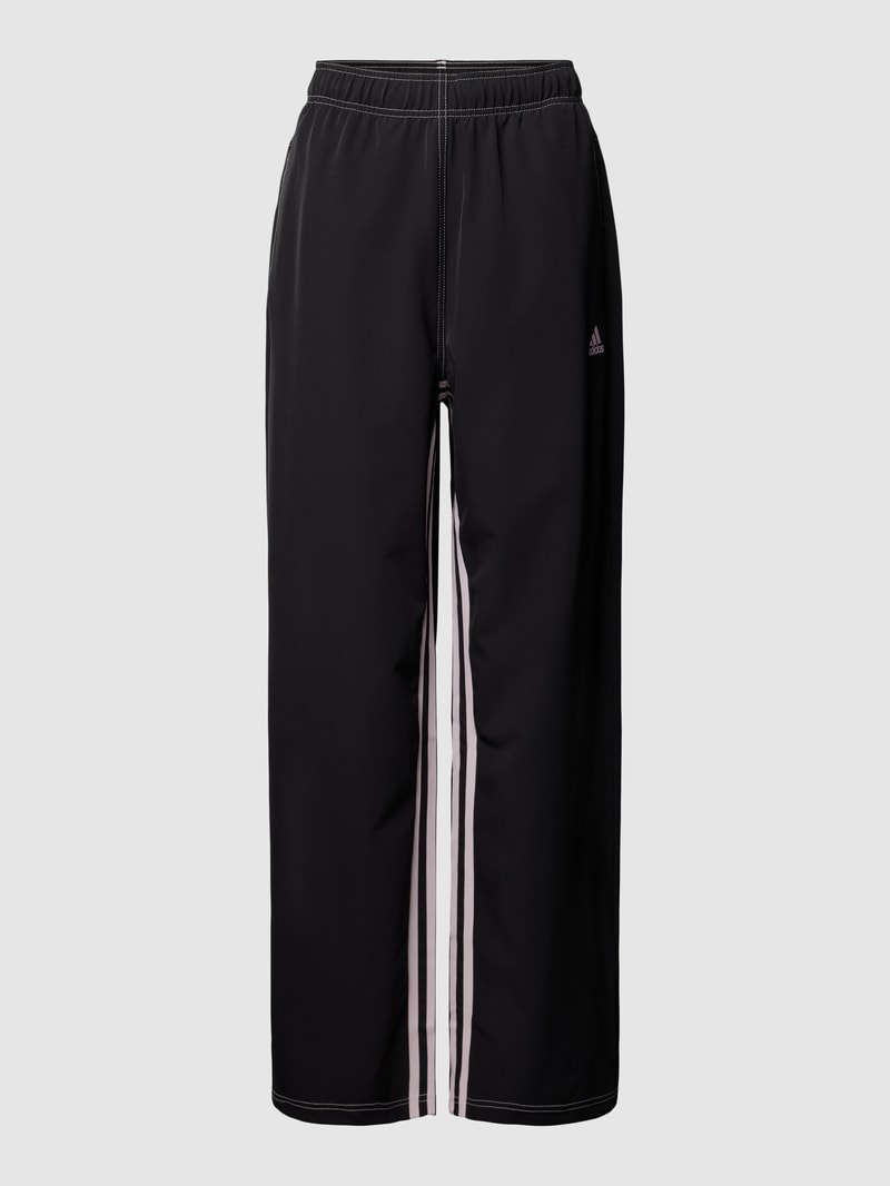 Sweatpants mit Label-Details in schwarz