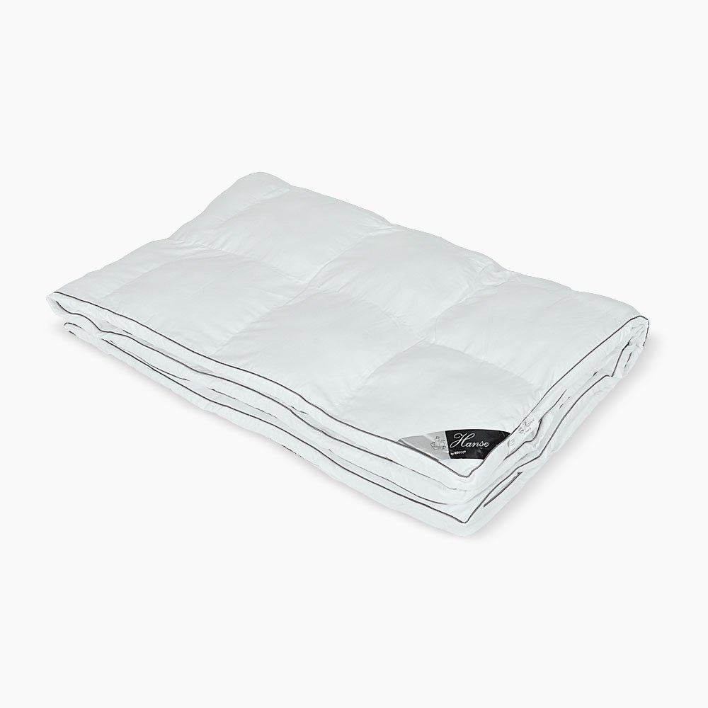 Bettdecke + Kopfkissen, RIBECO Bettenset Max, RIBECO, Füllung: 100% Polyester, Bezug: 100% Polyester, Faserdecke, Microfaser, vegan federfrei, 4er Set, 2 Decken + 2 Kissen