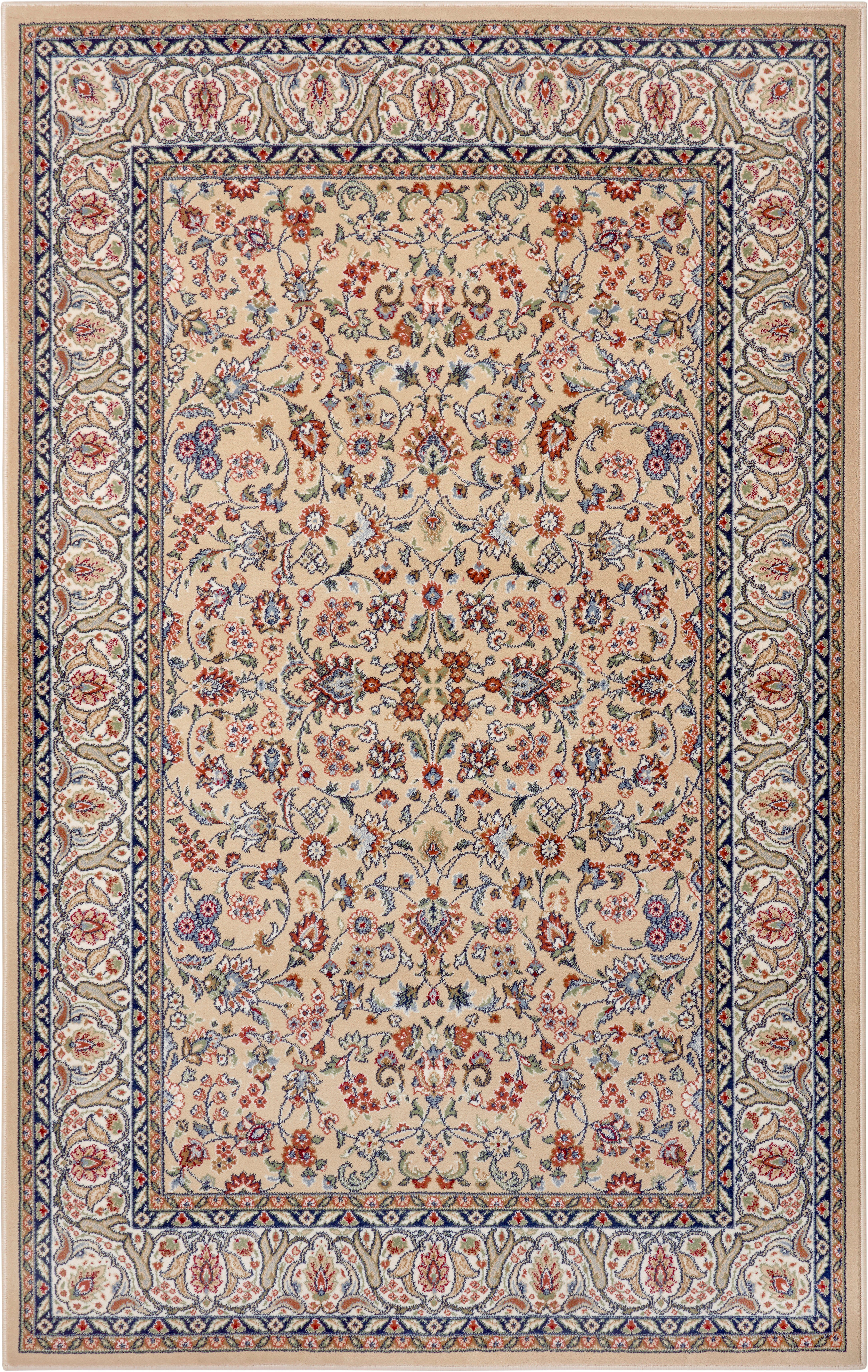 Teppich Aljars, NOURISTAN, rechteckig, Höhe: 10 mm, Orientalisch, Orient Optik, Wohnzimmer, Schlafzimmer, Kurzflor, Weich